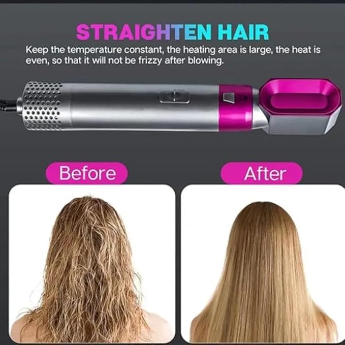 Halah™ Hot Hair Brush 5 in 1 – فرشاة الشعر الساخنة 5 في 1
