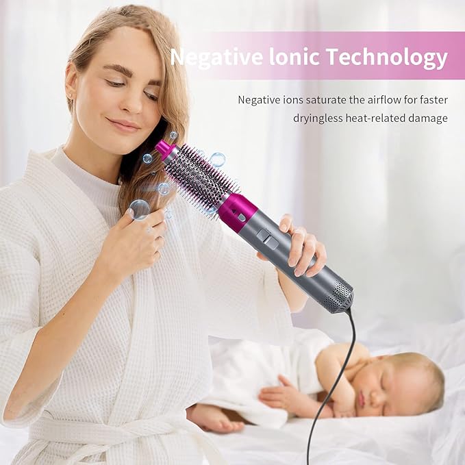 Halah™ Hot Hair Brush 5 in 1 – فرشاة الشعر الساخنة 5 في 1