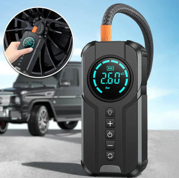 Halah™Jump Starter With Air Pump  جهاز تشغيل البطارية مع منفاخ هواء