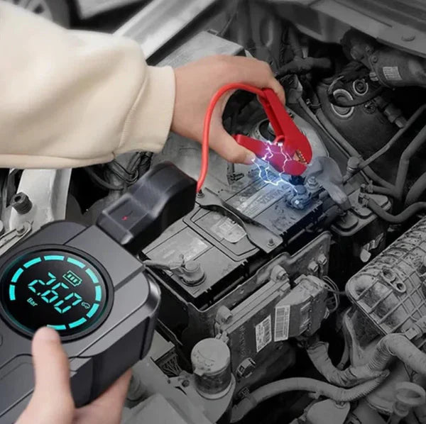 Halah™Jump Starter With Air Pump  جهاز تشغيل البطارية مع منفاخ هواء