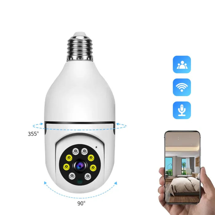 Halah™ Night Vision Wireless Bulb Camera