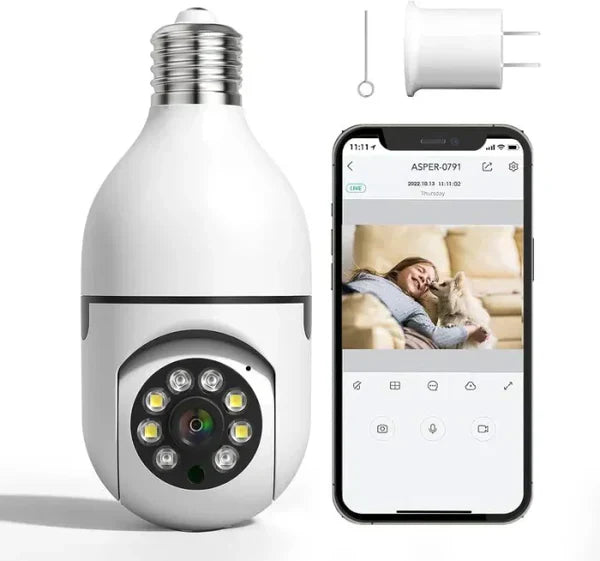 Halah™ Night Vision Wireless Bulb Camera